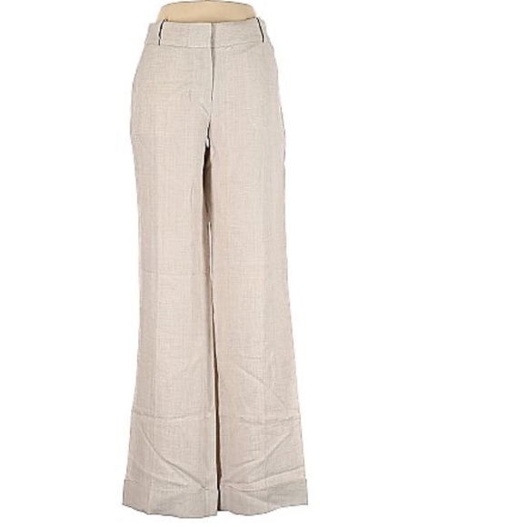 J Crew Factory Linen wide leg work pants - Picture 1 of 3
